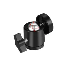 金属製雲台三脚スタンド 撮影アクセサリー 万向1/4ネジ対応 ミニ雲台 ライブ配信用 ライトスタンド 360度回転ka10000a182