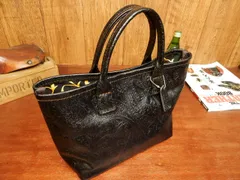 PROTO LEATHERS プロトレザー ブラック ミニトートバッグ XS PROTO LEATHERS プロトレザー ブラック ミニトートバッグ XS