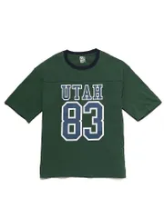 XL_ダークグリーン [チャムス] アウター Oversized Play Football T-Shirt メンズ Dark Green XL
