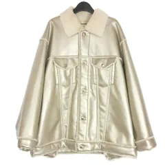 ディスカバード DISCOVERED 21AW FAKE MOUTON BLOUSON フェイクムートンブルゾン ジャケット F シルバーのサムネイル