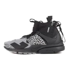 美品 NIKE ナイキ サイズ:27.0cm ACRONYM AIR PRESTO MID (AH7832-001) アクロニウム エア プレスト ミッド クールグレー ブラック US9 ハイカット スニーカー シューズ 靴【メンズ】