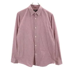 アーペーセー チェック柄 長袖 シャツ XS レッド系 A.P.C. メンズ 【中古】  【230925】 メール便可