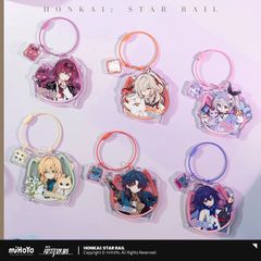 崩壊：スターレイル・公式　ちびっこ 猫猫 キーホルダー（ちびネコ）カフカ　刃　羅刹　銀狼　景元　ゼーレ　飲月　符玄　鏡流　トパーズ