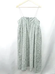 ◇ ⊂ KBF ケービーエフ キャミワンピ - ロング丈 ワンピース サイズOne グリーン系 レディース E  【1409100047585】