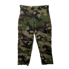 ミリタリーパンツ L～ マルチカラー ジップアップ 迷彩 総柄 カーゴ ミリタリー 軍物 古着卸 アメリカ仕入 2507-120