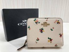 新品未使用]COACH コーチ 猫 ダンシングキトゥン 二つ折り財布