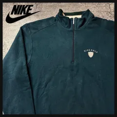 【希少カラー】ナイキ　ワンポイント刺繍　スウェット　ハーフジップ　入手困難
