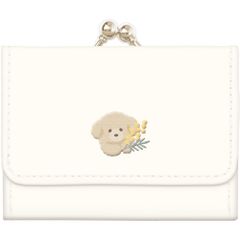 ☆ Moimi Inu ☆ Mini Wallet, Mini Wallet, Women's Wallet, Compact Wallet, Tri-fold Wallet, Clasp Purse, Folding Wallet, Clasp Purse, Box-Shaped Coin Purse, Wallet, Purse, Cute, Stylish, High School Girl