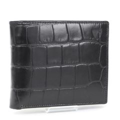 【ASPINAL of LONDON / アスピナル オブ ロンドン】メンズ 折り財布 (039 0094 BLACK 00160000) 18ss ブラック [新品] [訳あり]