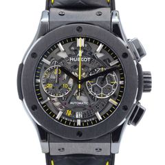 HUBLOT ウブロ クラシックフュージョン アエロフュージョン ペレ 525.CM.0179.VR.PEL14 AT/自動巻 ブラック文字盤 メンズ腕時計 スケルトン 限定【中古】【美品】