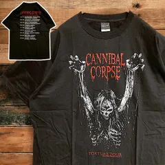 CANNIBAL CORPSE 古着 バンドTシャツ 黒 90年代 90s アメリカ製 カーニバルコープス バンT ミュージック