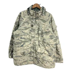 00年代 米軍実物 U.S.AIRFORCE APECS GORETEX パーカージャケット ミリタリー ABUカモ (メンズ X-LARGE REGULAR) 中古 古着 S5063