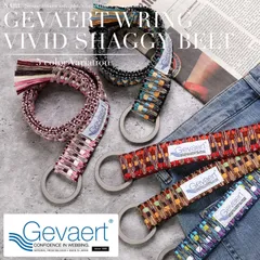 ゲバルト ベルト メンズ レディース カジュアル 日本製 マルチストライプ ダブルリング シャギー ベルト 40mm幅 太め 太 長め 大きいサイズ サイズ調整可能 穴なし 無段階調整 伸縮 人気 ブランド おしゃれ かっこいい かわいい 可愛い