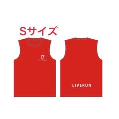 ライブランノースリTシャツ Sサイズ レッド