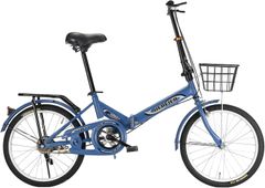 自転車 折りたたみ自転車 20インチ 軽量 小径車 防滑タイヤ 高炭素鋼フレーム リアキャリア付き キャリパーブレーキ 男性 女性 初心者 通勤 通学 街乗り JZXC-01