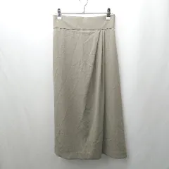 ◇ Θ BEAUTY＆YOUTH UNITED ARROWS ロング Aライン スカート サイズS カーキ レディース E  【1506190011066】