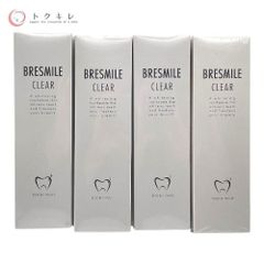 【トクキレ】BRESMILE CLEAR ブレスマイルクリア-0 60g×4本セット 新品未開封 口臭・歯周ケア◎薬用歯みがきジェル新品未開封！