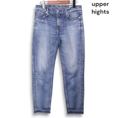 upper hights アッパーハイツ 2802191 THE STELLA MOON★ カットオフ スキニー デニム パンツ ジーンズ Sz.24 レディース
