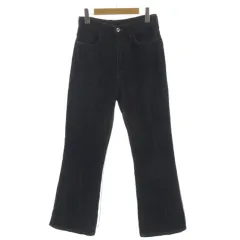 センスオブプレイス バイ アーバンリサーチ Sense of Place by Urban Research センタープレスフレア デニムパンツ AA24-24A005 コットン インディゴ ブルー 青 S