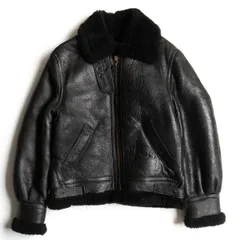Schott（ショット）B3 フライトジャケットサイズ36ブラックムートンレザー Schott（ショット）B3 フライトジャケットサイズ36ブラック