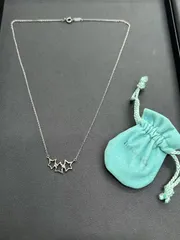 最終お値下げ　Tiffany　正規品　トリプルスター　リング　ネックレス TIFFANY&Co. ティファニー トリプル サークル ネックレス