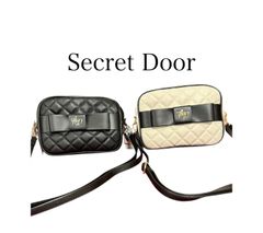 Secret Door　ホイップ ショルダー ミニ キルト ロゴ リボン 量産 地雷 ロリータ ゴシック