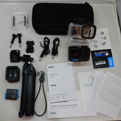 GoPro HERO10 BLACK アクションカメラ  グリップ付 充電器付 ダイビングハウジング付