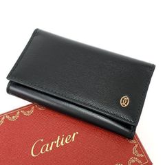 新品未使用】カルティエ パシャ 6連キーケース ブラック ゴールド金具