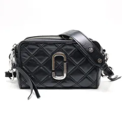 【楠本質店/元住吉】Marc Jacobs/マークジェイコブス　ショルダーバッグ キルテッドソフトショット　カラー：ブラック　シルバー金具【中古】
