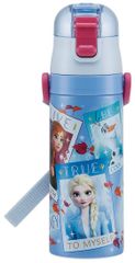 스케이터 (skater) 스포츠 병 어린이용 스테인리스 물통 아나운서와 눈의 여왕 2 470ml SDC4