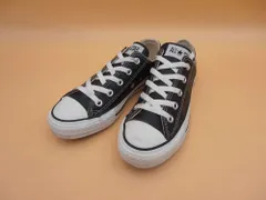 コンバース　オールスター　レザー23 CONVERSE スニーカー 黒 美品 靴 シューズ