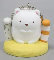 【中古】キーホルダー チンアナゴとニシキアナゴとしろくま 「すみっコぐらしとすみだ水族館のいきものたち マスコットボールチェーン」