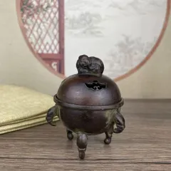 鉄器  鉄製  象脚炉  香炉   装飾品 現代工芸品 美術品 置物 2025年最新】象 香炉の人気アイテム - メルカリ