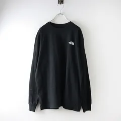 ザノースフェイス THE NORTH FACE NT82131 ロングスリーブバックスクエアロゴティー M＼ブラック Tシャツ メンズ【2400014605532】