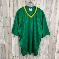 OLD TEAMWORK チームワーク 米国製 Vネック Tシャツ 2XL