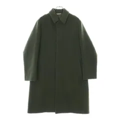 定価85,800円 オーラリー ビーバーメルトン地 リバーウールジャケット 3 AURALEE ビーバーメルトンステンカラーコート オリーブ サイズ3