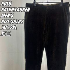 f*o様 ラルフローレン　コーデュロイパンツ　黒　32/30 ファスナーデザイン 大きいサイズ‼【ラルフローレン】POLO RALPH LAUREN【黒