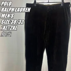 【US古着】POLO RALPH LAUREN　ポロラルフローレン　コーデュロイパンツ　メンズ　サイズ表記38/32　XL~2XL相当　ダークブラウン