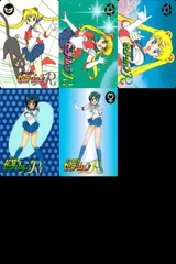 ux38  セーラームーン  カード 森永 まとめ 水野亜美　ルナ　アルテミス　古幡　元基　21 モリナガ MORINAGA