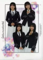 【中古】クリアファイル 石森璃花＆遠藤理子＆小田倉麗奈＆中嶋優月(櫻坂46) オリジナルA4クリアファイル 「櫻坂46・日向坂46×ローソン キャンペーン 2023」 対象商品購入特典