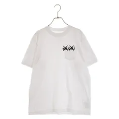 サイズ 3 sacai x KAWS / Embroidery T-Shirtトップス