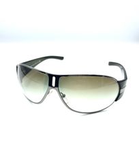 【鑑定済み】正規品 プラダ PRADA  サングラス 60H 69▢10 SPR56H 5AV-4M1 メタル シルバー ブラウングラデーション