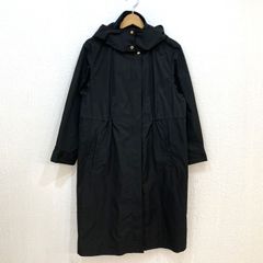 【完売商品】【入手困難】 ビス Vis ★ カジュアル過ぎずどんなシーンにも対応できる万能コート★ ロングマウンテンコート 【M】 ブラック 黒 【ゆったりしたサイズ感とこなれ感のあるロング丈】 少し高めのウエストはドローコード付き