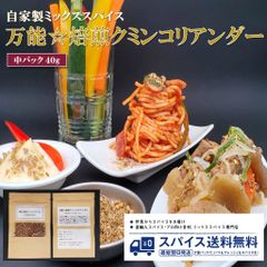 【中パック40g･オリジナルミックススパイス】焙煎クミンコリアンダー