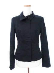 エムケー ミッシェルクラン MK MICHEL KLEIN ジャケット ジップアップ 38 黒 ブラック /kaのサムネイル