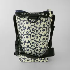 新品 マリメッコ Marimekko ショルダーバッグ ウニッコ NEAT PHONE POCKET ダークネイビー/オフホワイト