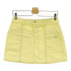 サイズ：M ADIDAS GOLF アディダスゴルフ N48446 ストレッチスカート  イエロー系 [240101280884]# ゴルフウェア レディース ストスト