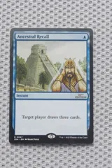 Ancestral Recall  プレイマット MTG Ancestral Recall - Mark Poole - Embroidered - Playmat