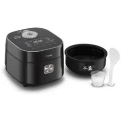 ◎L070【未開封】T-fal ティファール 炊飯器 5.5合 遠赤外線 高火力IH 球状釜「ザ・ライス」 ブラック RK8808JP (ma)