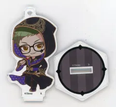 【中古】キーホルダー トレイ・クローバー 「ハピクロ! ディズニー ツイステッドワンダーランド オリジナルイラスト 式典服 アクリルスタンドキーホルダー」